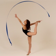 Baston gimnastic cu panglica Grace Dance Ribbon with stick thumbnav 2