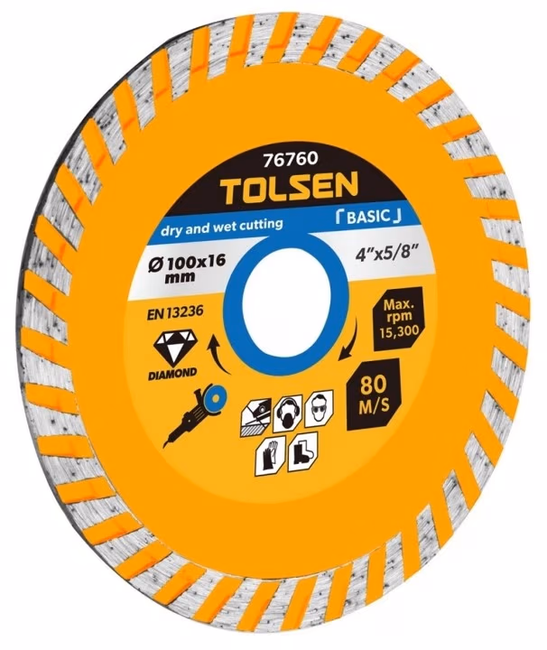 Диск aлмазный 125x22,2 мм Turbo Tolsen