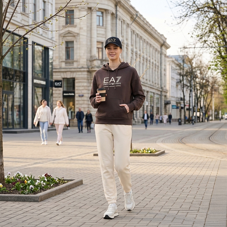 Толстовка EA7 EMPORIO ARMANI TRAIN VISIBILITY W HOODIE RN B photo 7