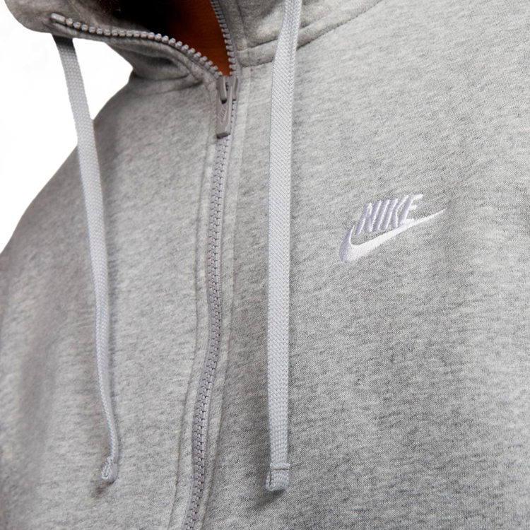Hanorac pt bărbați Nike M NSW CLUB HOODIE FZ BB L Gri photo 2