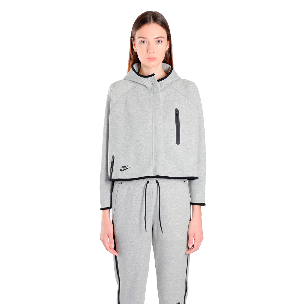 Nike W NSW TCH FLC CAPE REIMAG L Серый Женский photo 1