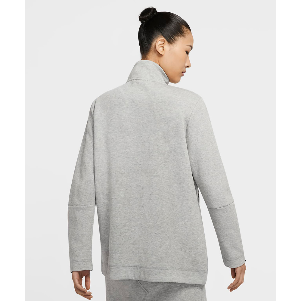 Hanorac Nike W NSW TCH FLC LONG FZ L Gri Femei photo 2