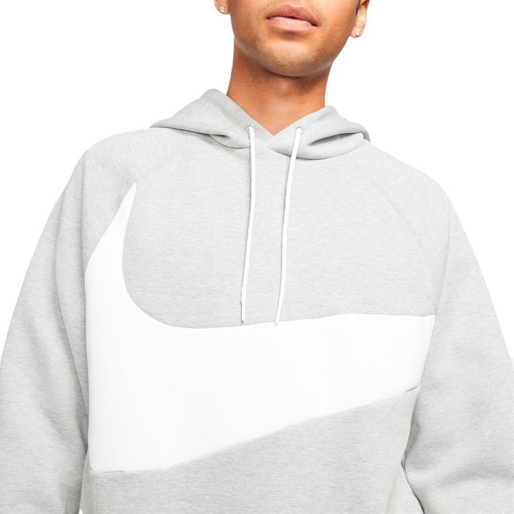 Hanorac pt bărbați Nike M NSW SWOOSH TCH FLC PO HD 2XL Gri photo 5
