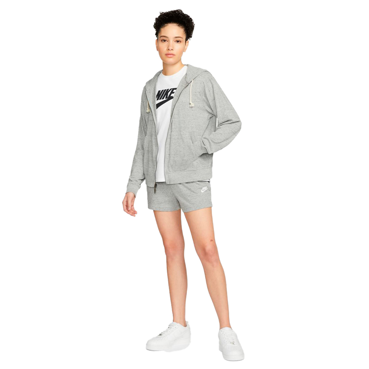 Hanorac Nike W NSW GYM VNTG EASY FZ HOODIE S Gri Femei photo 5
