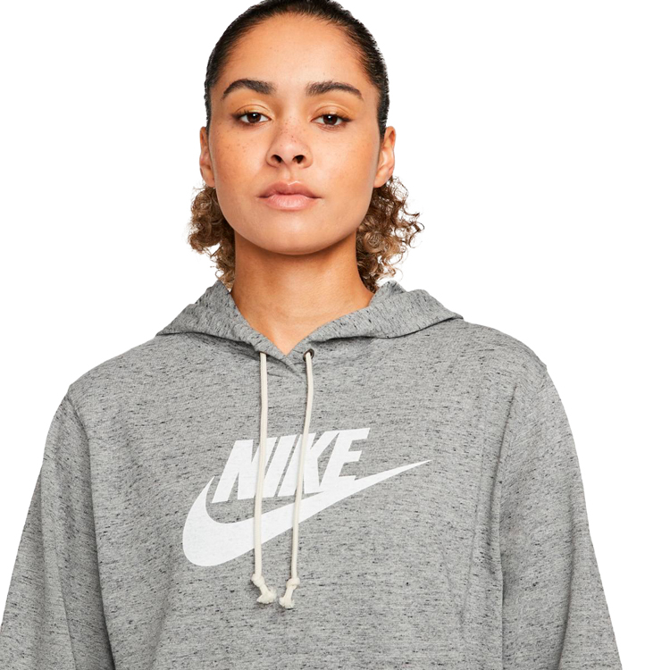 Толстовка Nike W NSW GYM VNTG GFX EASY PO HD L Серый Женский photo 3