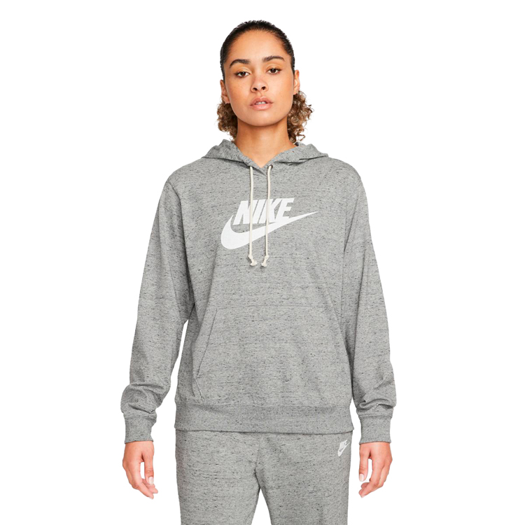 Толстовка Nike W NSW GYM VNTG GFX EASY PO HD L Серый Женский photo 5