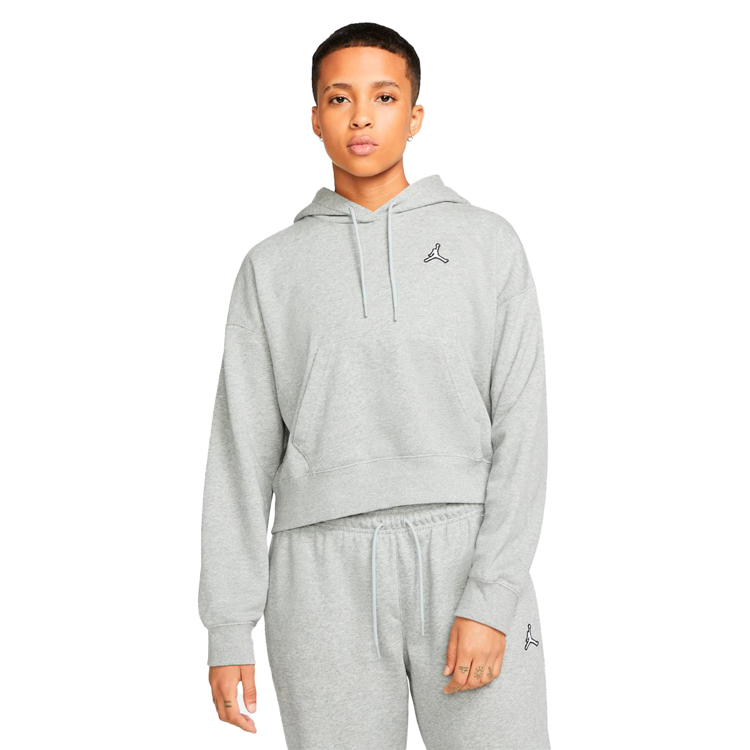 Толстовка Nike W J ESSEN FLC HOODIE CORE XL Серый Женский photo 2