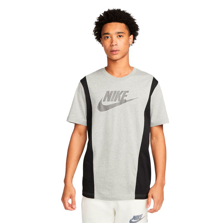 Футболка мужская Nike M NSW HYBRID SS TOP M Серый/Черный photo 4