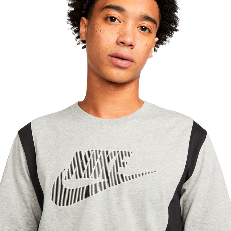 Футболка мужская Nike M NSW HYBRID SS TOP M Серый/Черный photo 5