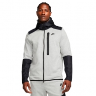 Hanorac Nike M NK TCH FLC OVERLAY FZ thumbnav 3