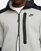 Hanorac Nike M NK TCH FLC OVERLAY FZ thumbnav 4