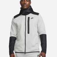 Hanorac Nike M NK TCH FLC OVERLAY FZ thumbnav 6