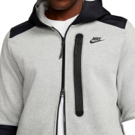 Hanorac Nike M NK TCH FLC OVERLAY FZ thumbnav 8