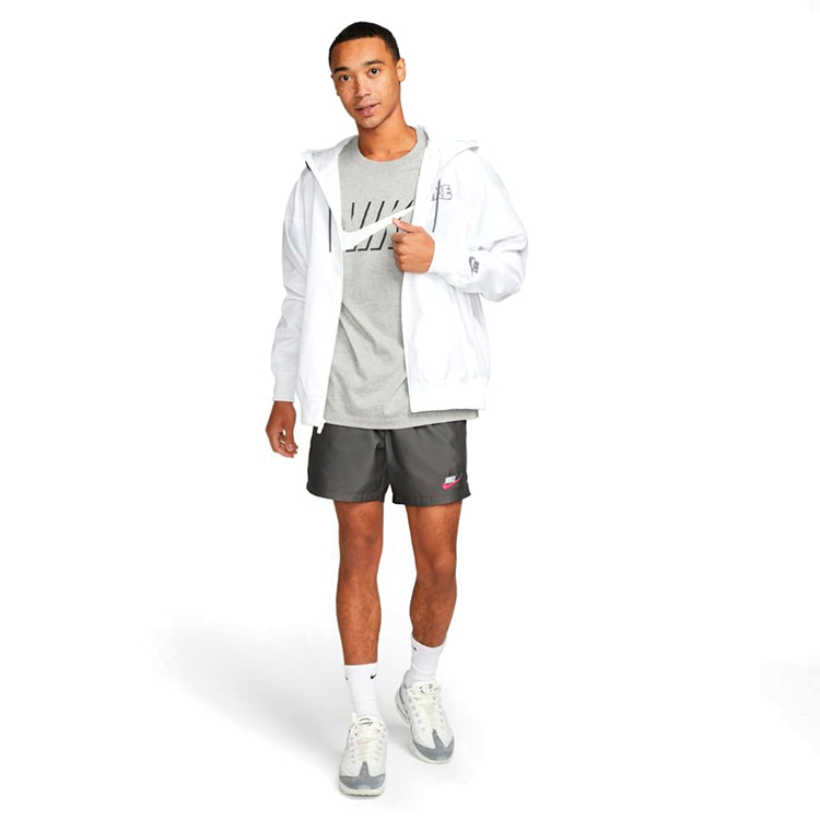 Футболка мужская Nike M NSW TEE SWOOSH BLOCK XL Серый photo 3