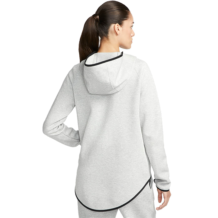 Hanorac Nike W NSW TCH FLC CAPE OG 10YR M Gri Femei photo 3