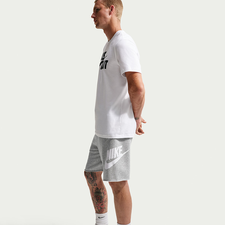 Шорты мужские Nike M NK CLUB ALUMNI FT SHORT S Серый photo 7