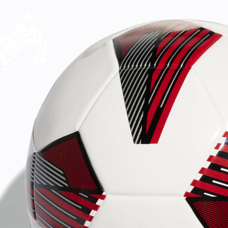 Minge fotbal Adidas FS0363 / Marimea 4 / Alb-Negru-Argintiu-Rosu photo 3