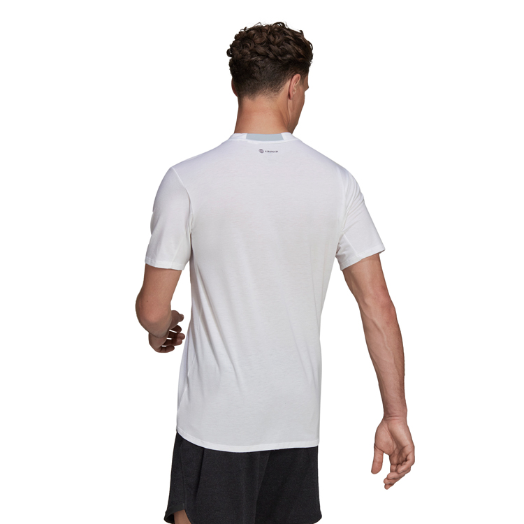Tricou bărbătesc Adidas M D4T TEE S Alb photo 2