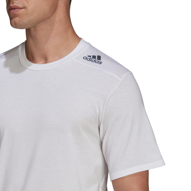 Tricou bărbătesc Adidas M D4T TEE S Alb photo 3