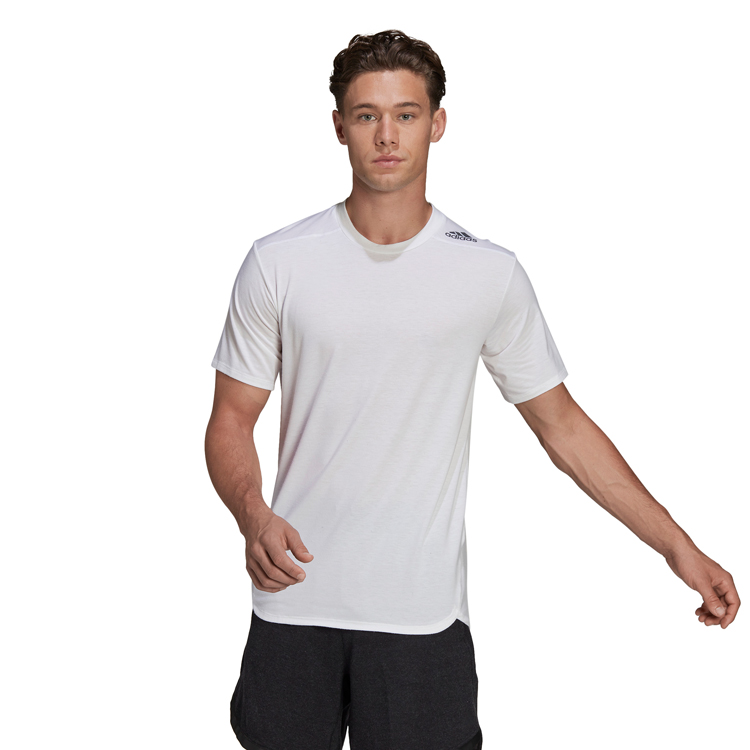 Tricou bărbătesc Adidas M D4T TEE S Alb photo 5