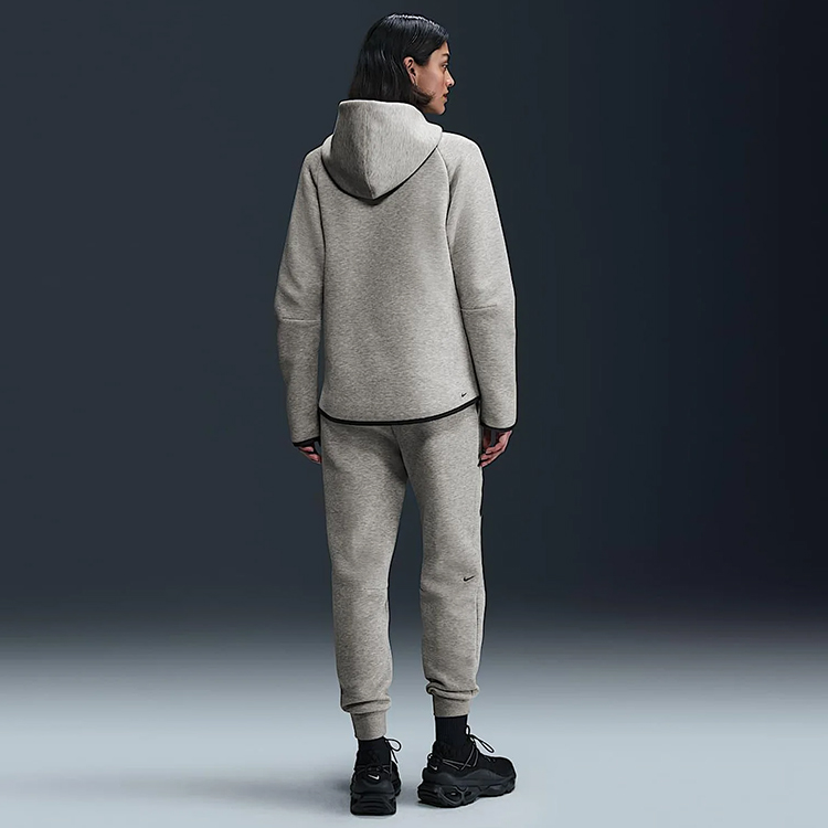 Jacheta Nike W NSW TCH FLC WR FZ HDY 2 XL Gri Femei photo 6