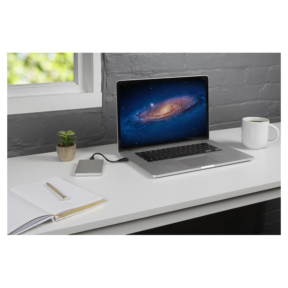 Внешний HDD Verbatim 3.2 1TB Store n Go ALU Slim Silver VER53663 photo 7