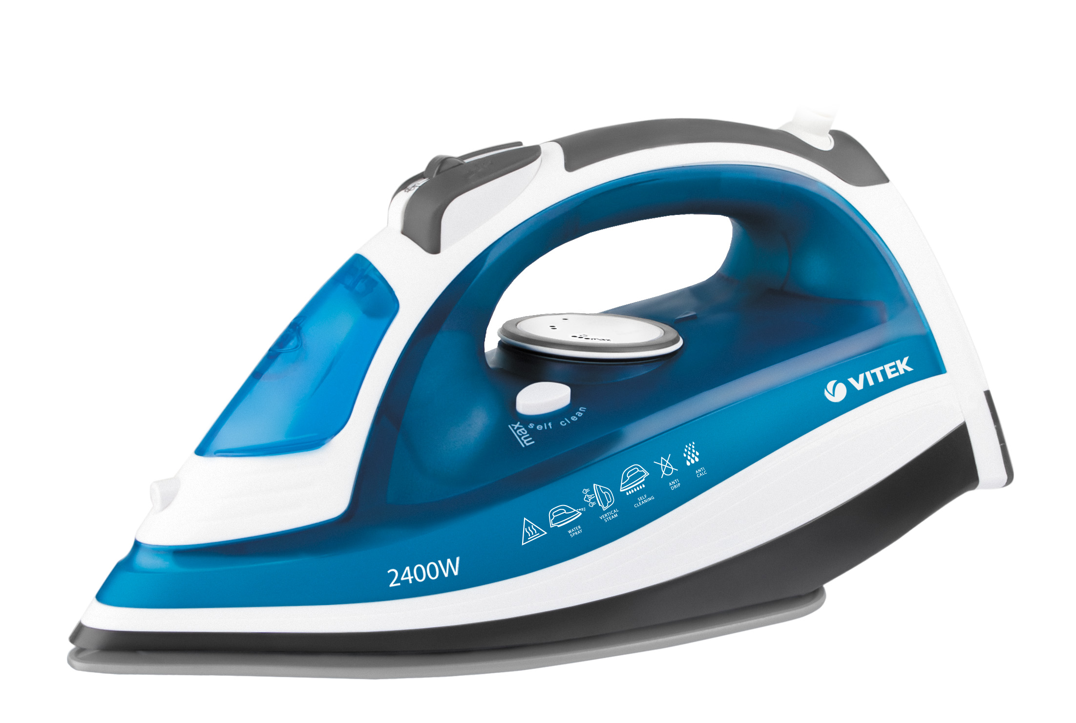 Fier de calcat Vitek VT-1263, 2400W photo 1 Fier de calcat Vitek VT-1263, 2400W photo 1