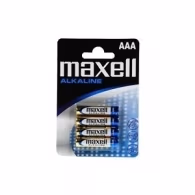 MAXELL Alcaline Battery LR03/AAA, 4pcs, Blister pack