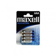 MAXELL Alcaline Battery LR03/AAA, 4pcs, Blister pack