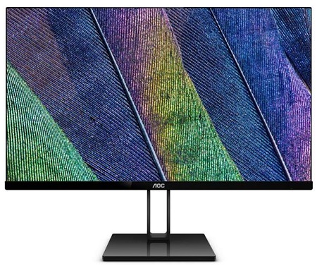 21.5" AOC IPS LED 22V2Q Borderless Black (5ms, 20M:1, 250cd, 1920x1080, 178°/178°, Display Port, HDMI, Audio Line-out) photo 1