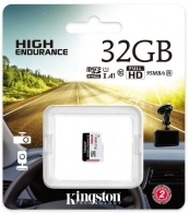 Карта памяти microSD Kingston High Endurance (24/7 recording) 95Mbps/ 32GB