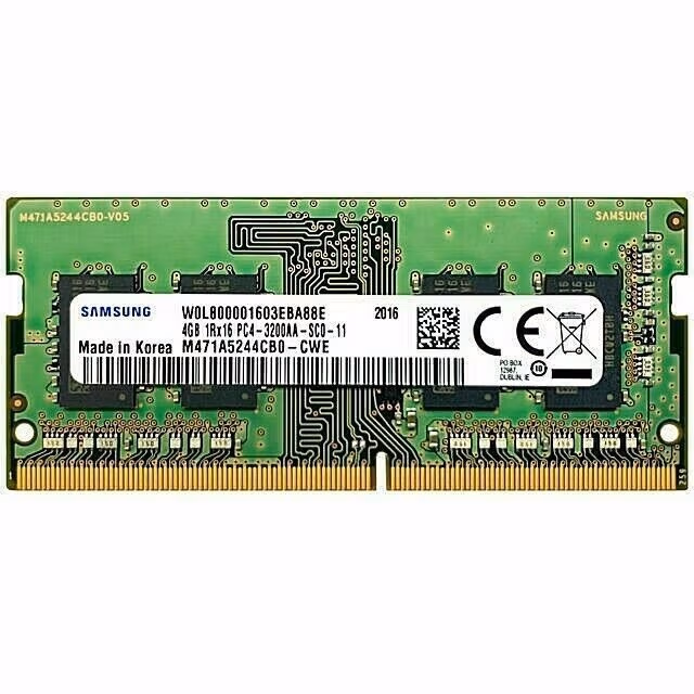 8GB DDR4-3200 SODIMM Samsung, PC25600, CL22, 1Rx16, 1.2V PC4-3200AA-SCO-11 (M471A1G44AB0-CWE), Bulk 