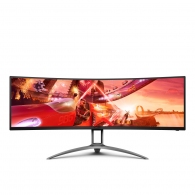 49.0" AGON VA LED AG493UCX Curved Black/Silver (1ms, 3000:1, 32:9, 300cd, 5120x1440, 120Hz, 178°/178°, DisplayPort x 2, HDMI2.0 x 2, USB-C (Video, Data, Power), Curvature 1800R, AMD Freesync Premium Pro, Speakers 2 x 5w, Height Adjustment, USB 3.2 x 3, V thumbnav 1