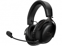 Wireless headset  HyperX Cloud III Wireless, Black, Frequency response: 10Hz–21kHz, Battery life up to 120h, Driver: Dynamic, 53mm with Neodymium magnets, Ultra-Clear Microphone with LED Mute Indicator, DTS Headphone:X Spatial Audio, USB 2.4GHz Wireless C