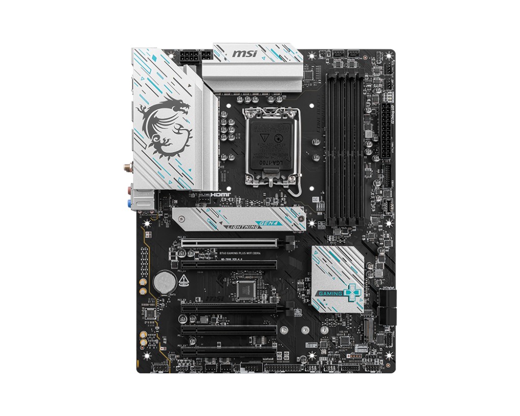 Материнская плата MSI B760 GAMING PLUS WIFI DDR4/ 1700/ B760/ DDR4/ ATX photo 2