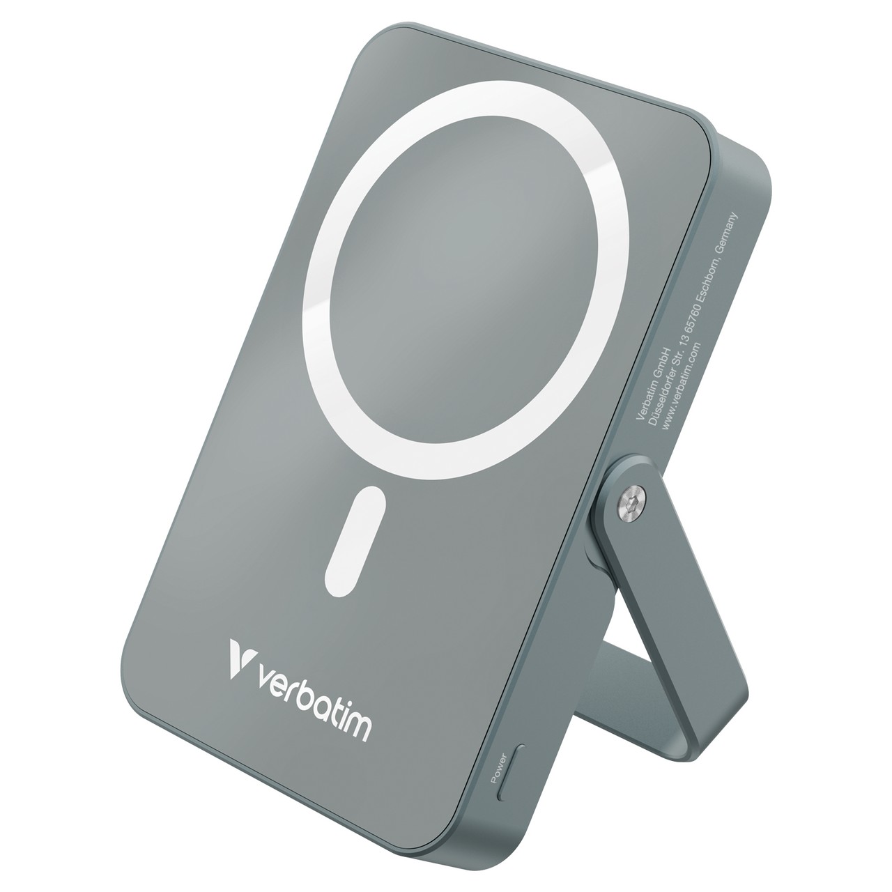 Power Bank Magnetica Wireless cu suport Verbatim Charge'n'Go / 10000 mAh / Gray photo 1