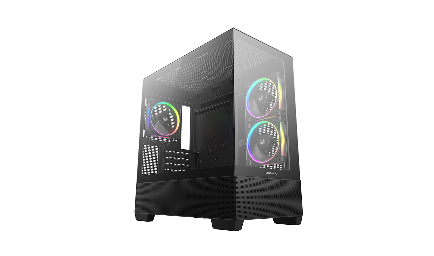 Корпус DEEPCOOL CG380 3F/ w/oPSU / Side panel / 3x 120mm / ATX photo 1