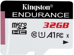 Карта памяти microSD Kingston High Endurance (24/7 recording) 95Mbps/ 32GB thumbnav 1
