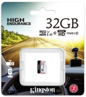 Карта памяти microSD Kingston High Endurance (24/7 recording) 95Mbps/ 32GB thumbnav 2