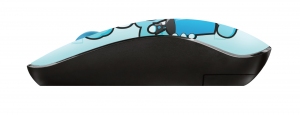 Trust Sketch Blue Wireless Mouse, Silent Click, 15m  2.4GHz, Micro receiver, 1600 dpi, 3 button, USB thumbnav 3