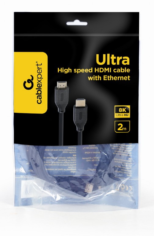 Cable HDMI 2.1 CC-HDMI8K-2M, Ultra High speed HDMI cable with Ethernet, Supports HDMI 2.1 8K UHD resolutions at 60 Hz, 2 m photo 3