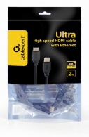 Cable HDMI 2.1 CC-HDMI8K-2M, Ultra High speed HDMI cable with Ethernet, Supports HDMI 2.1 8K UHD resolutions at 60 Hz, 2 m thumbnav 3