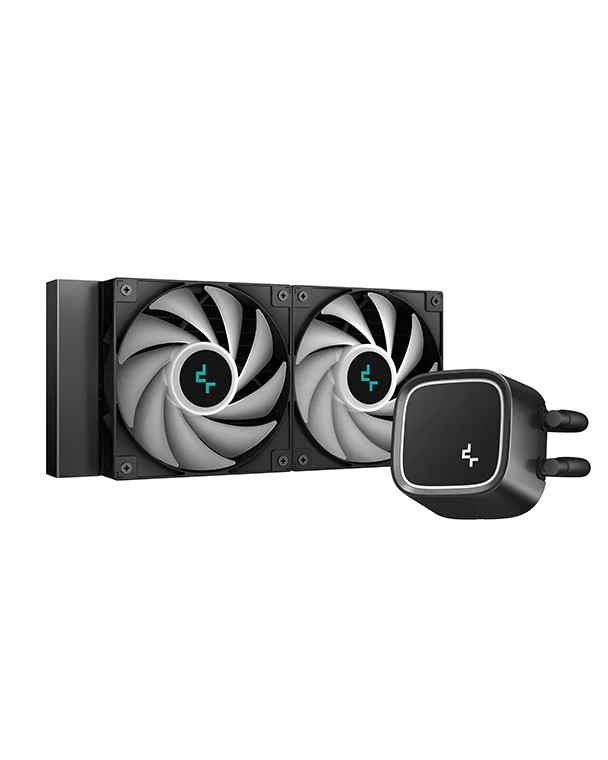 Liquid Cooler DEEPCOOL LE500 Marrs / Universal / 240W / fans: 500~2250pm, pump: 2400rpm / 17.6~31.3 dBA / 85.85CFM / Black photo 2