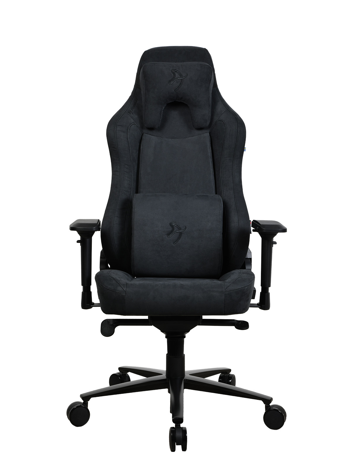 Fotoliu Gaming AROZZI Vernazza SuperSoft Fabric / 135-145kg / 165-190cm /  Pure Black photo 1