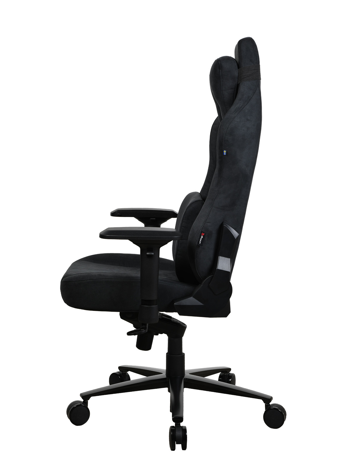 Fotoliu Gaming AROZZI Vernazza SuperSoft Fabric / 135-145kg / 165-190cm /  Pure Black photo 3