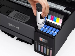 Imprimanta cu CISS Epson Eco Tank L8050 / 6-ink / A4 / Wi-Fi / CD/DVD print / Black thumbnav 3