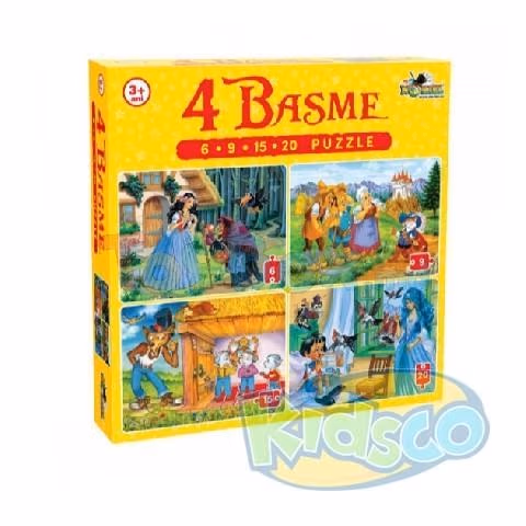Noriel NOR2457 Noriel Puzzle - 4 Basme Mici 