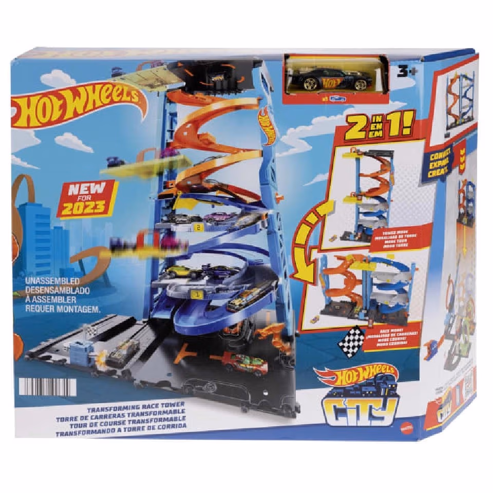 Mattel HKX43 HW Башня Трансформер 2 в 1 