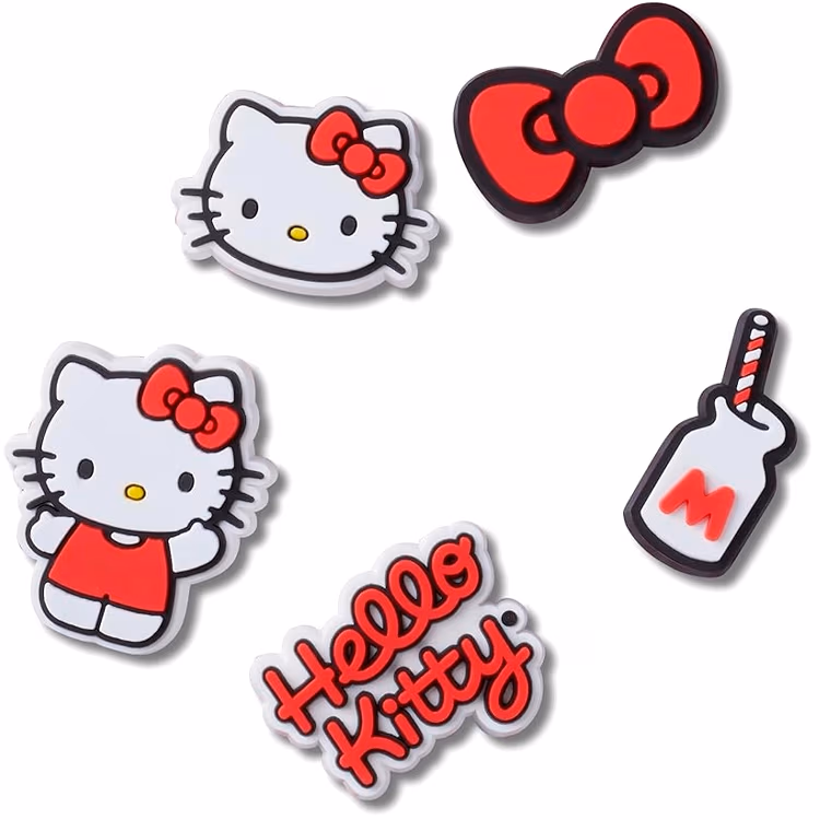 Джибитсы Crocs Hello Kitty 5 Pack 