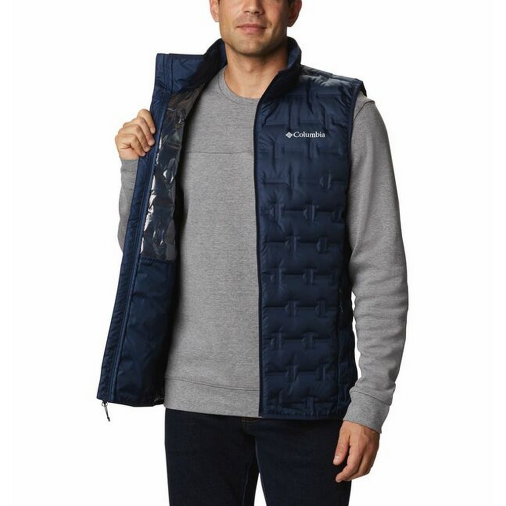 Gilet pt bărbați Columbia Delta Ridge Down Vest 50 Albastru photo 4